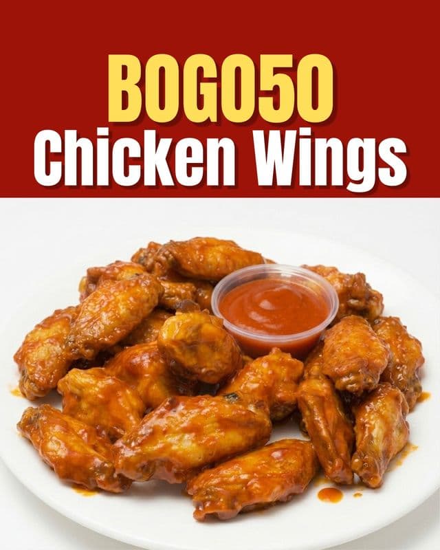 BOGO50 Chicken Wings 