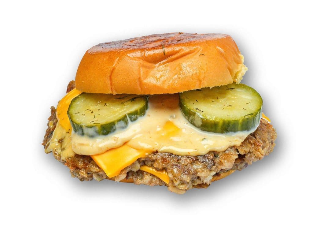 Double Veggie Cheeseburger