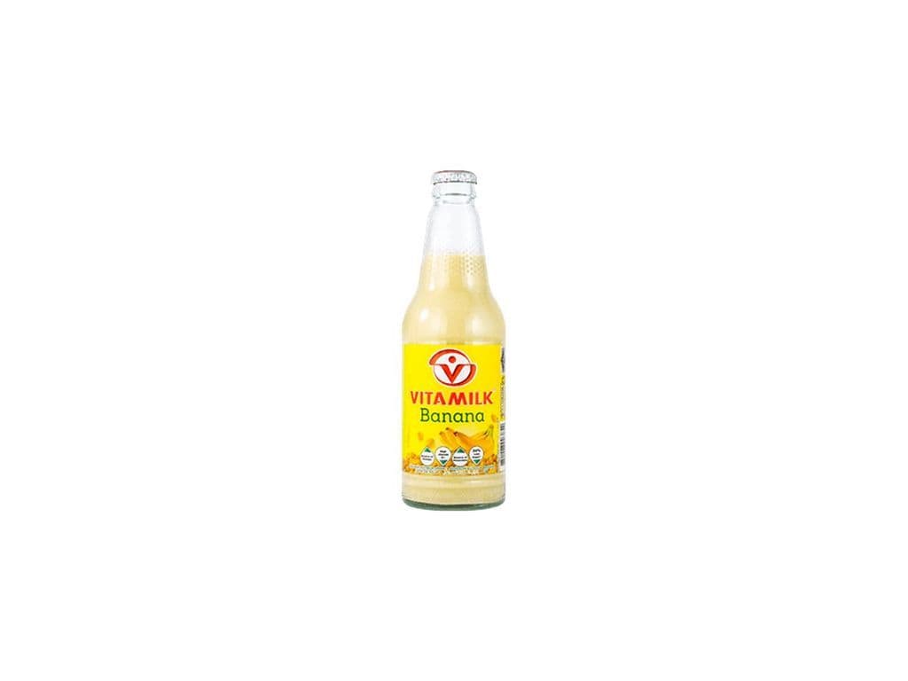Vamino Banana Soy Milk Thai Drink 300ml Bottle