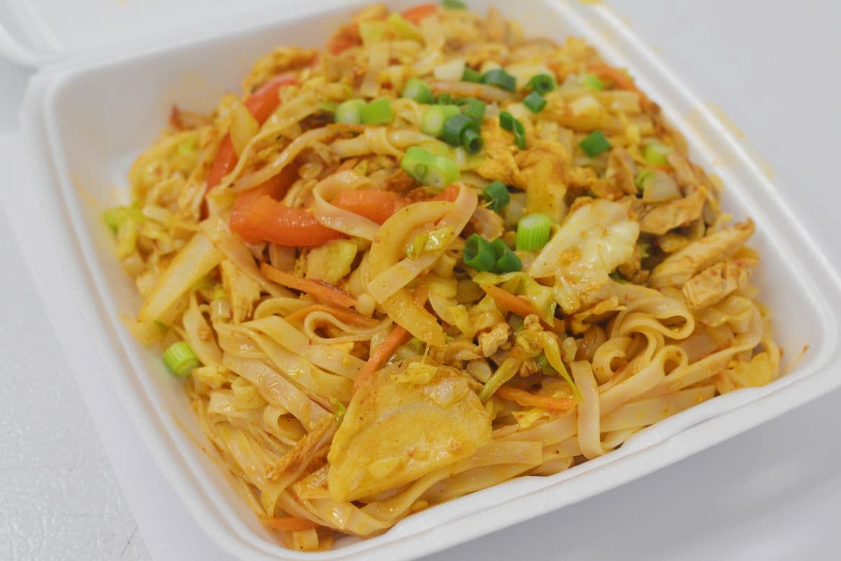 115. Thai Spicy Shrimp Rice Noodles