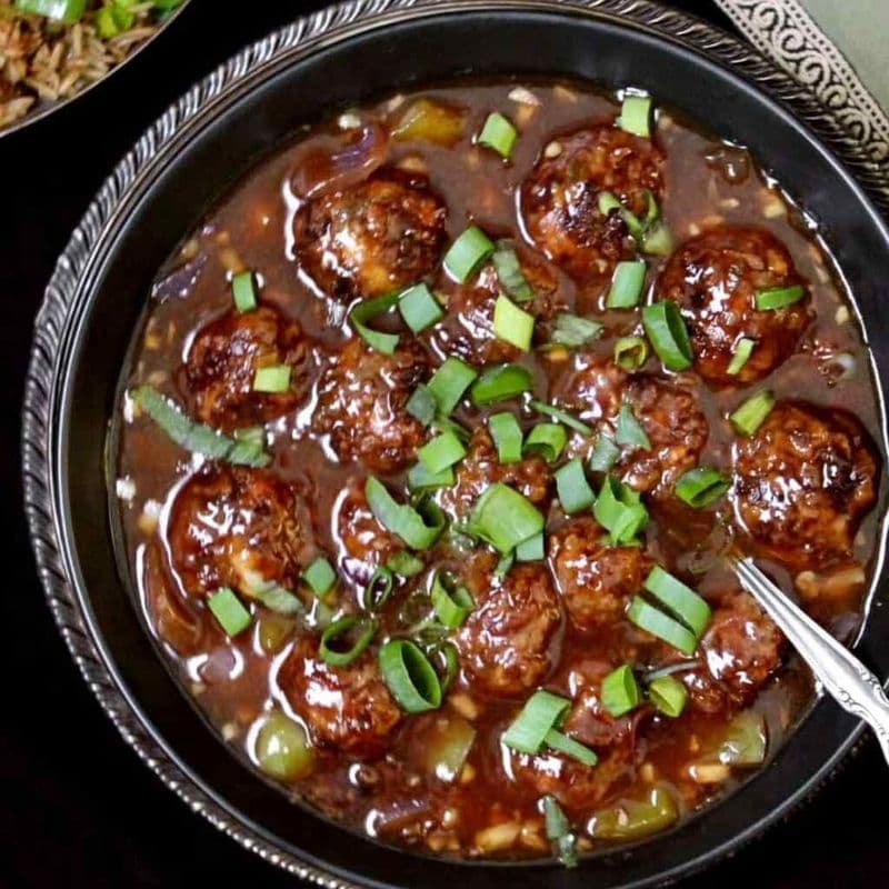 Veg Manchurian gravy ( 6 pcs)
