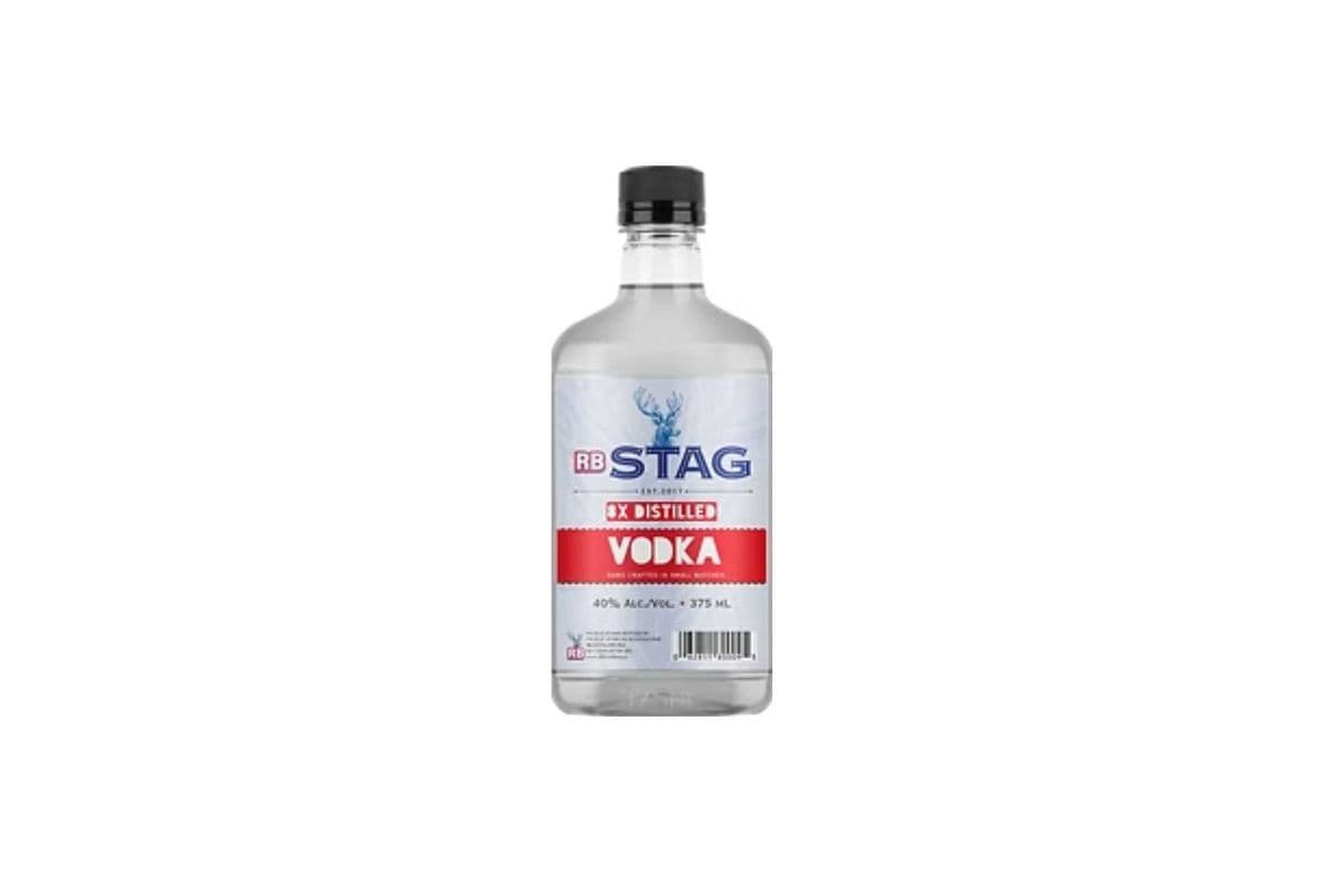 Stag 8x Distilled Vodka 375ml (1 x 375ml)