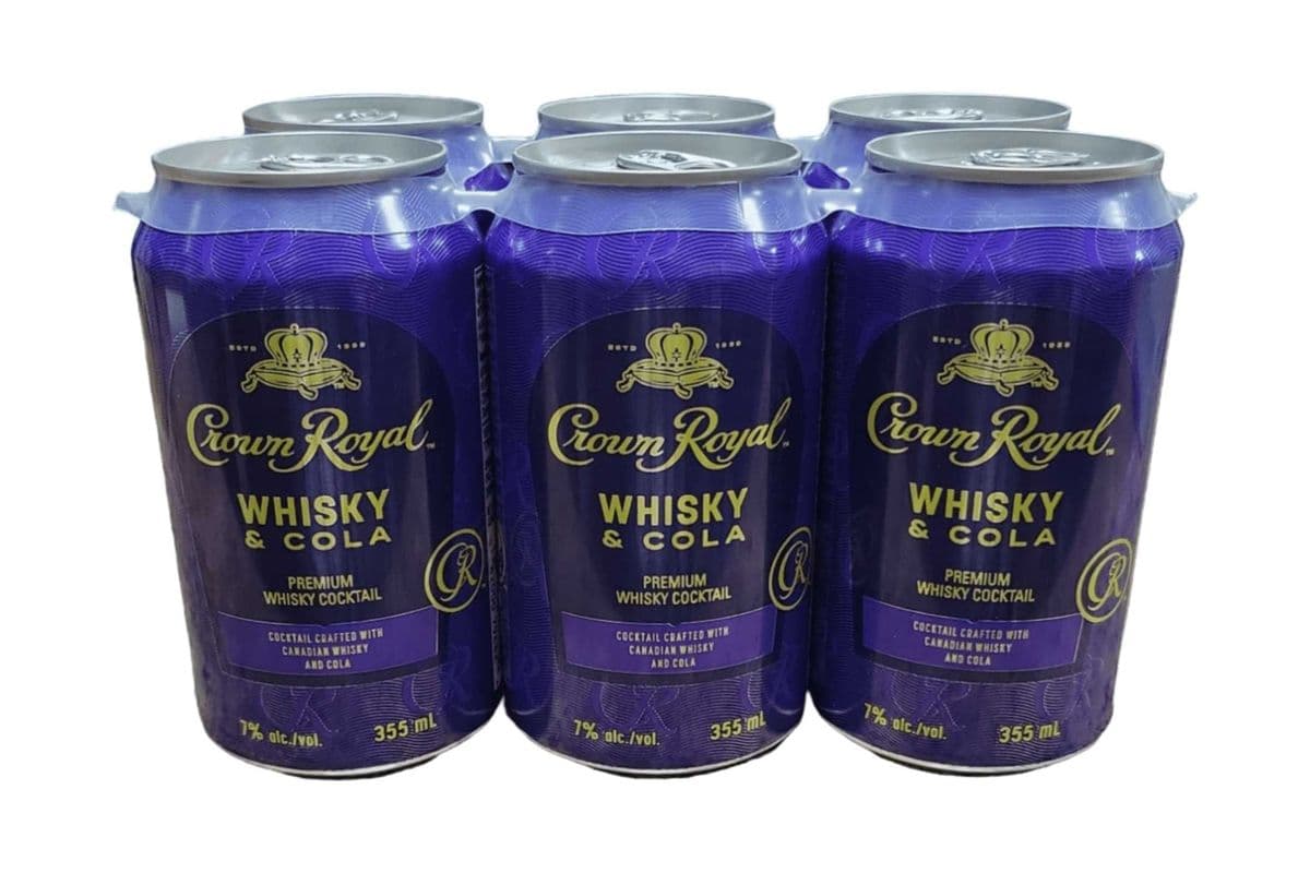 Crown Royal Whisky & Cola (6 x 355ml Cans)