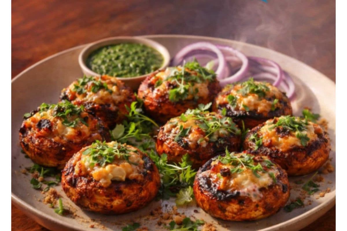 Tandoori Stuffed Mushroom