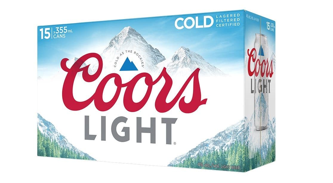 Coors Light, 15 Can (15 x 355 ml)