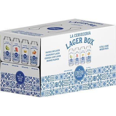 LA CERVECERIA LAGER TALL MIXER 8 CAN (8 x 473mL)