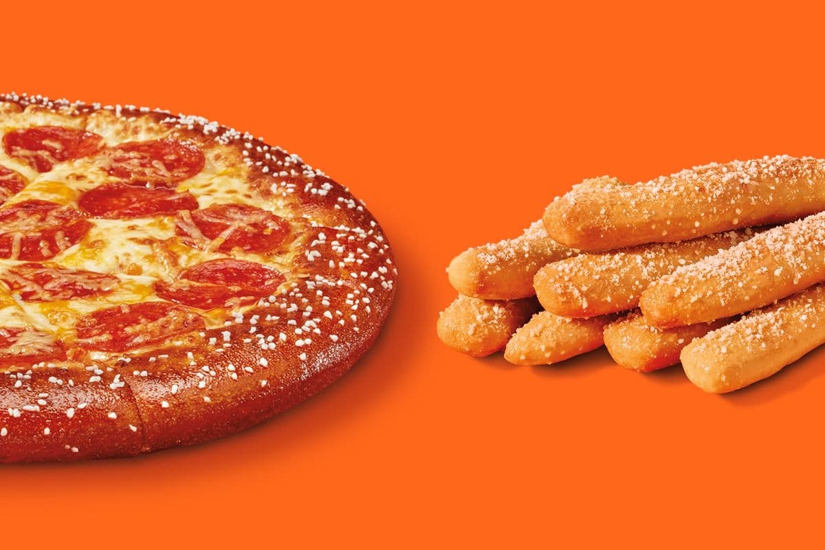 Pretzel Crust Pizza & Crazy Bread Bundle