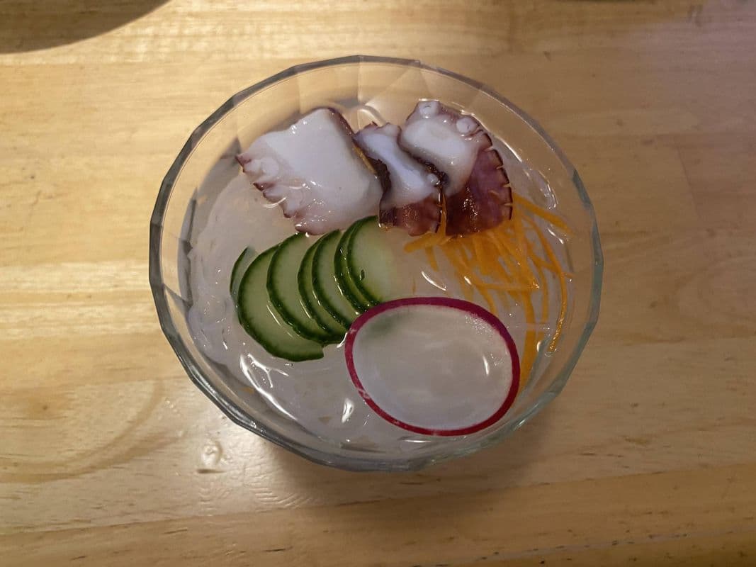 Tako (Octopus) Sunomono