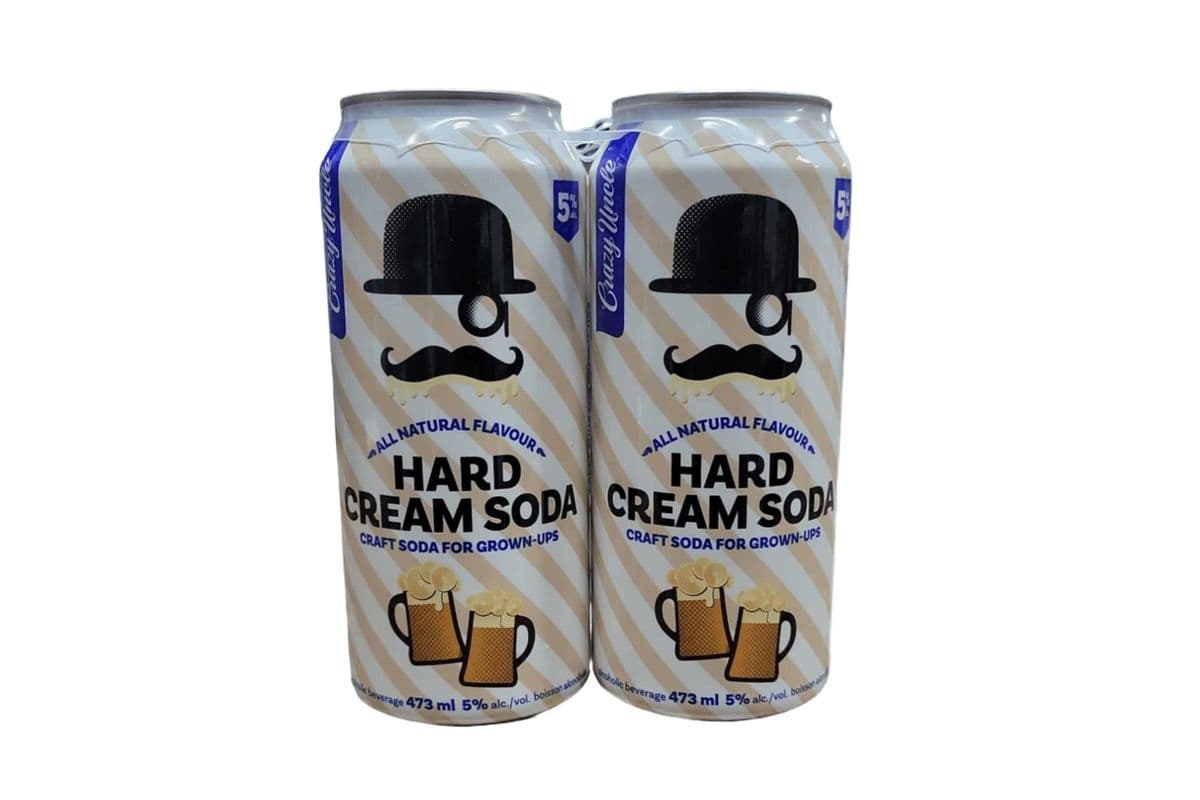 Crazy Uncle Hard Cream Soda (4 x 473ml Cans)