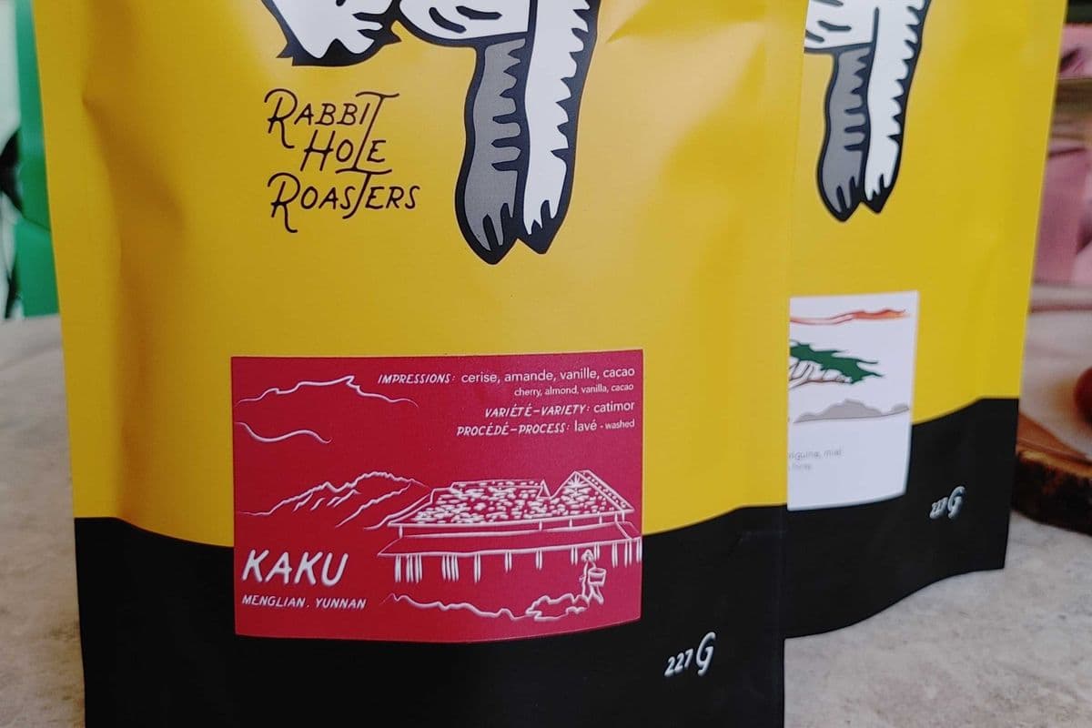 KAKU, Yunnan, Chine - Café en grains, Rabbit hole roasters
