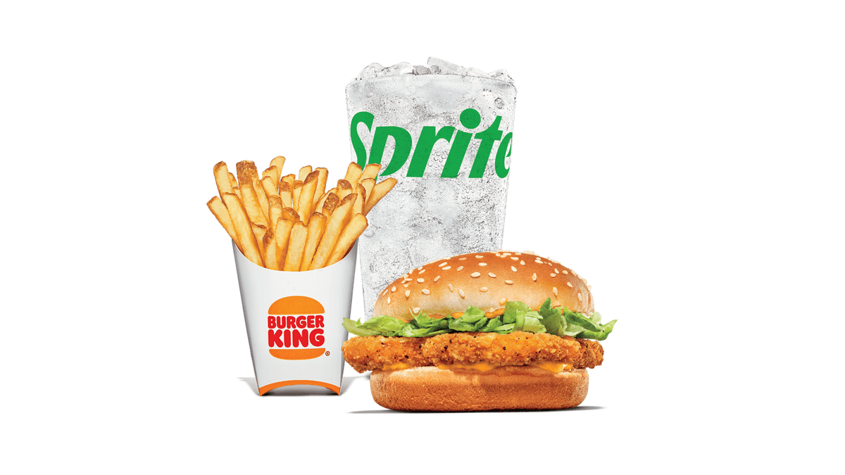 Spicy Chicken Jr. Sandwich Medium Combo