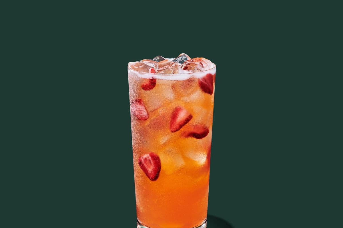 Mango Strawberry Lemonade Refresher