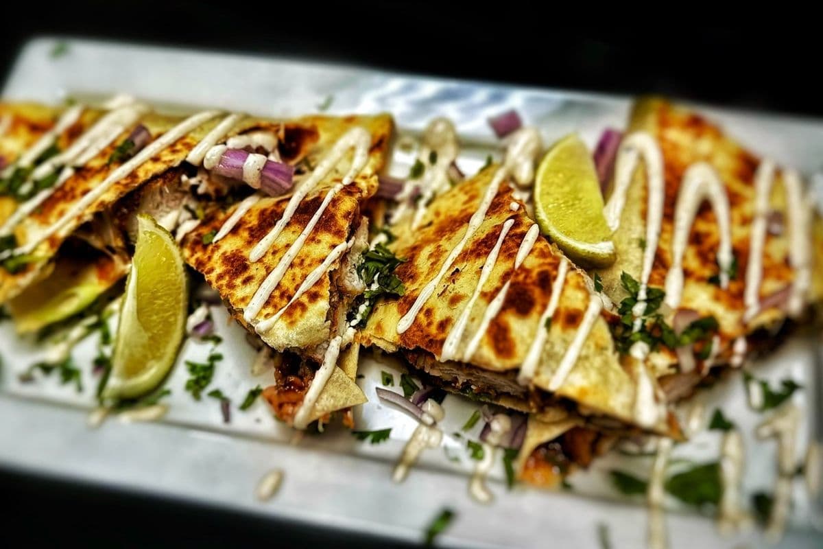 Heart and Seoul Quesadilla