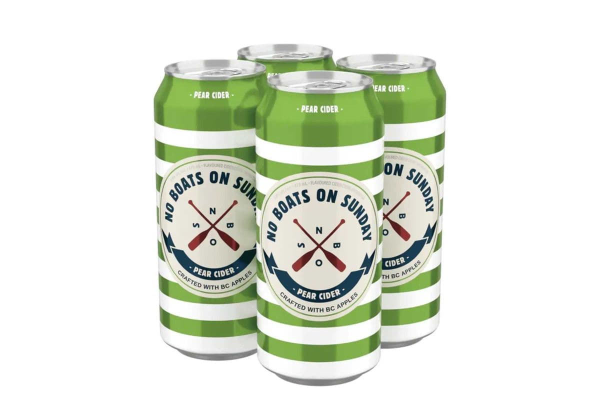 No Boats On Sunday Pear (4 x 473ml can)
