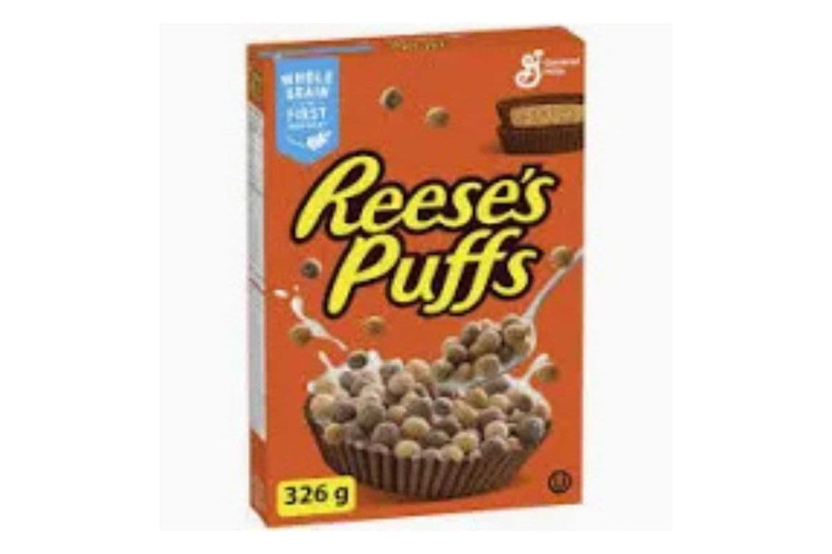 Reese's Puffs Breakfast Cereal Chocolate Peanut Butter Whole Grains (326 g)