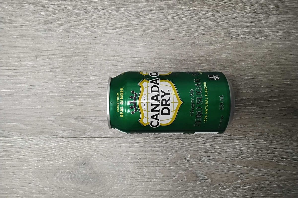 Canada dry ginger ale zero sugar (355 ml)