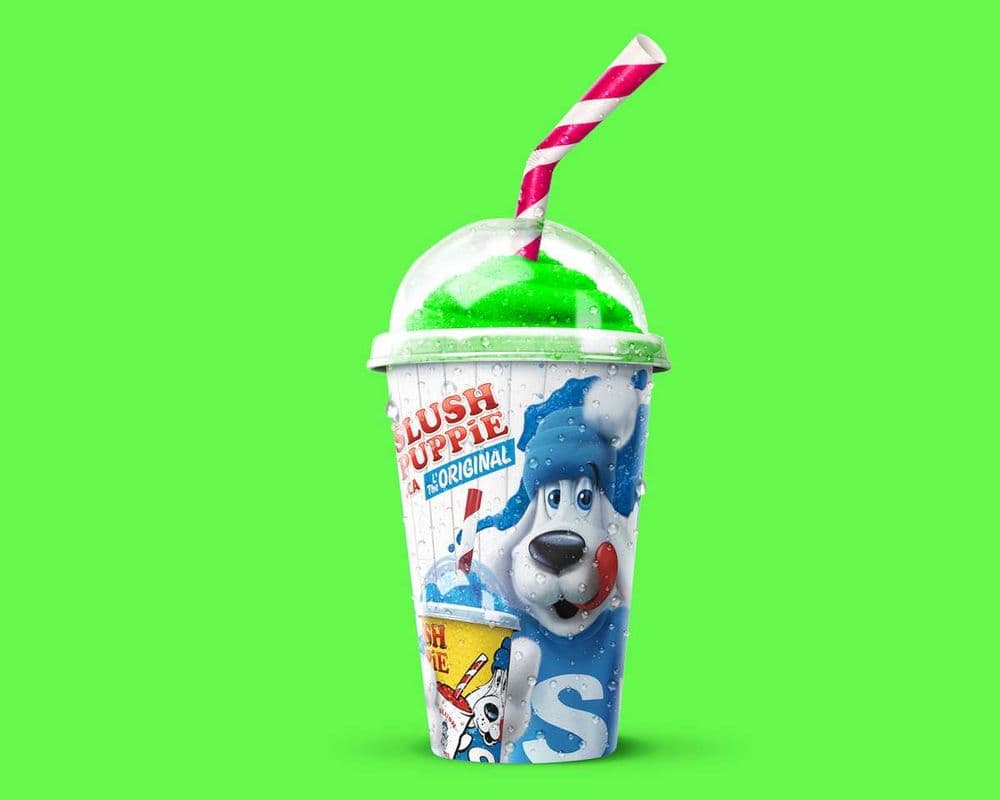 Small Sour Apple Slush Puppie