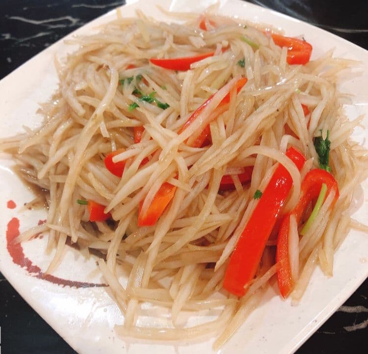 Potato with Vinegar Sauce