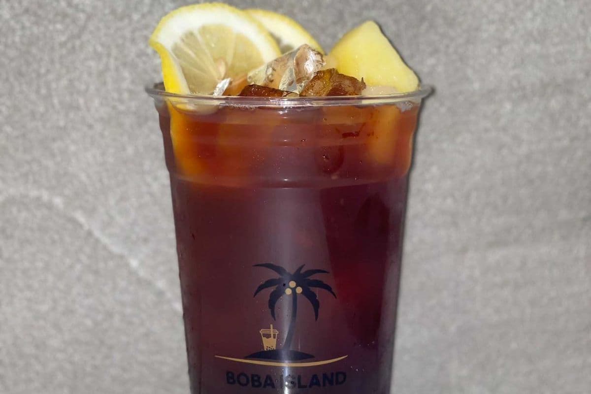 菠萝柠檬冰茶 Lemon Tea with Pineapple