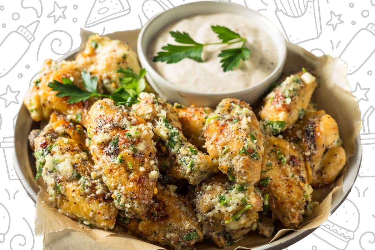 Caesar Parmesan Wings