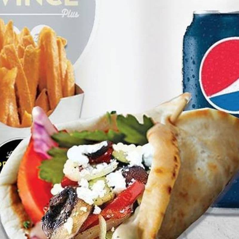 Trio pita végétarien