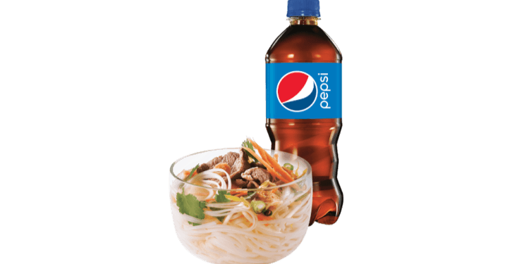 Mini Beef Soup & Bottled Drink Combo