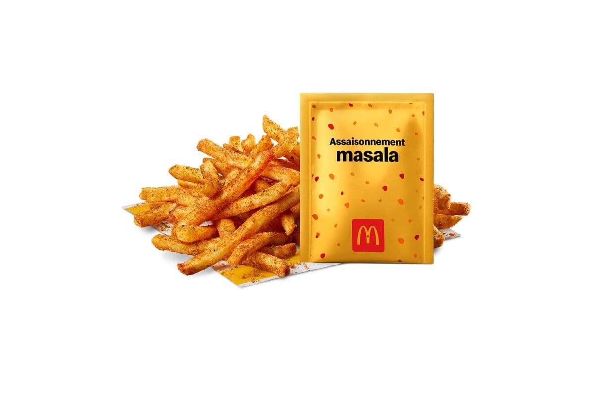 Frites McMélangées masala [360.0 Cal]