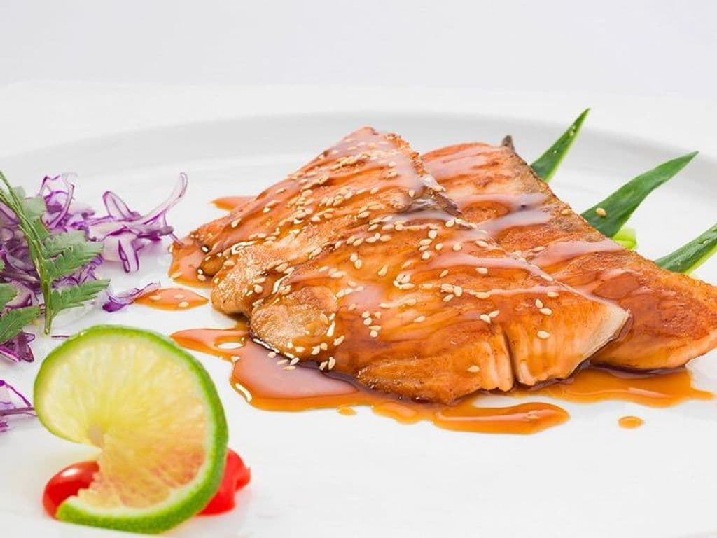 4204.Salmon Teriyaki Dinner