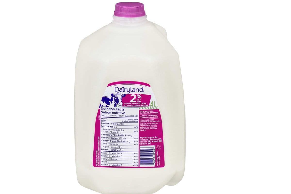 Dairyland 2% Milk 4 L (4 L)