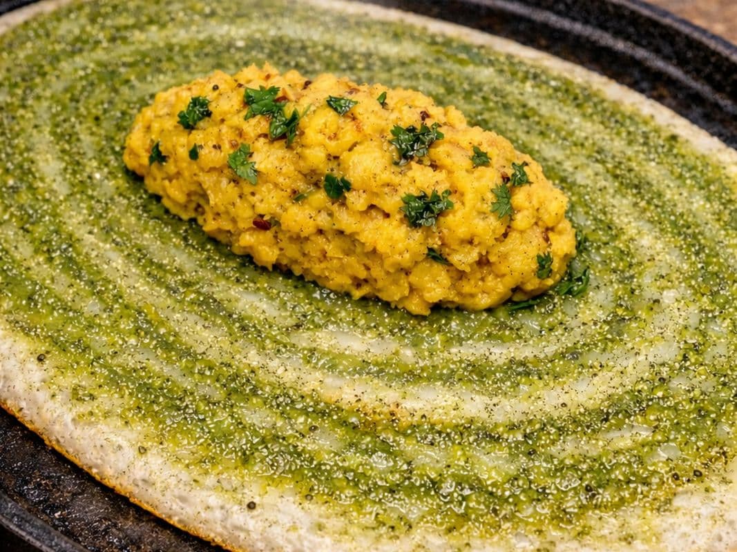 Green Twist Masala Dosa (BOGO)