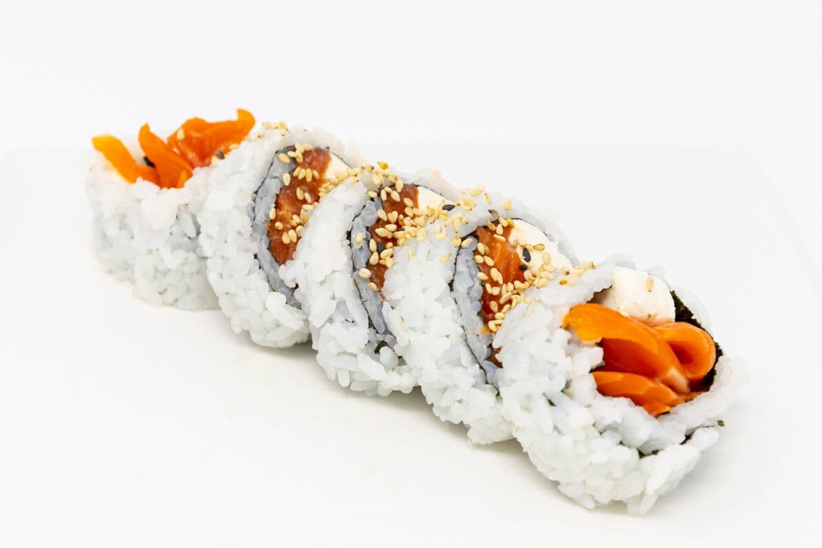 Salmon and Cream Cheese Roll