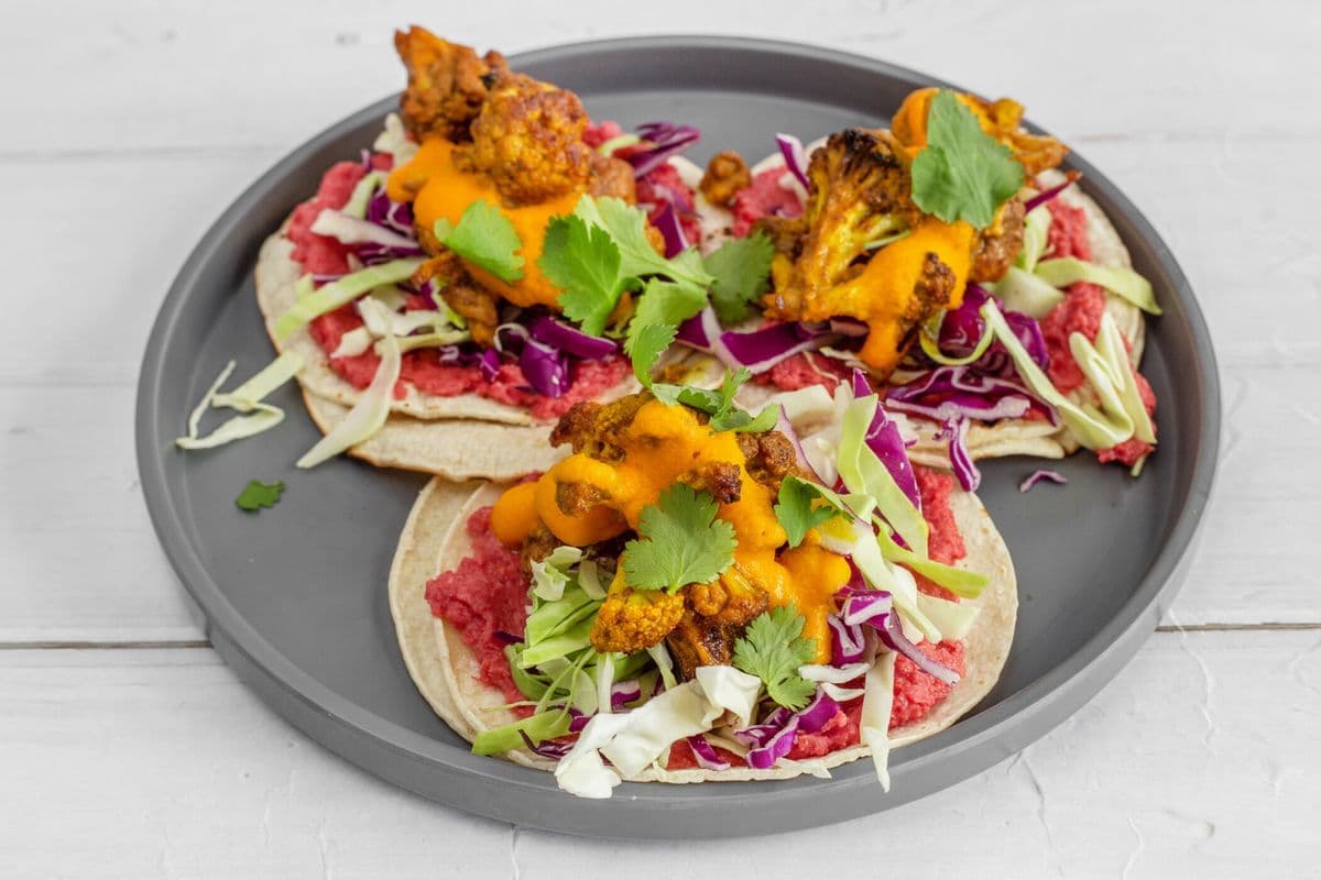 Curried Cauliflower Taco