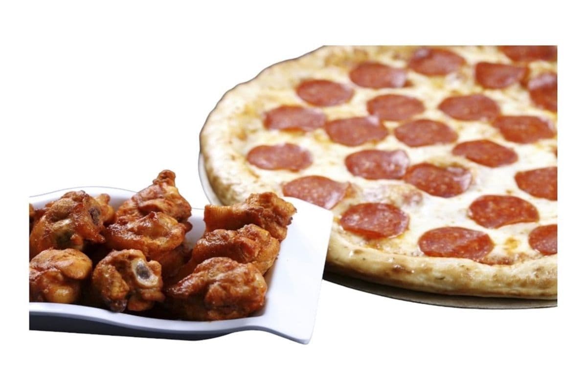 One Extra-Large 16" Classic Pizza With Wings (20 Pcs)