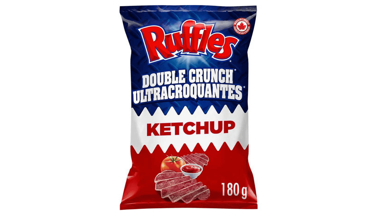 Ruffles - Ultra Croquantes Ketchup/Double Crunch Ketchup 180g