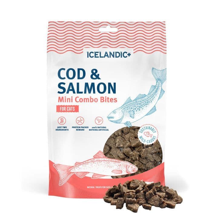 Icelandic+ Fish Treat Mini Cod & Shrimp Combo Bites 1.7 oz