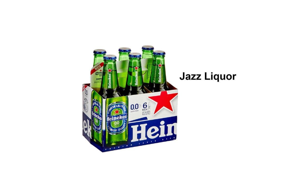 HEINEKEN ZERO 6 BOTTLES (1 x 6×330ML)