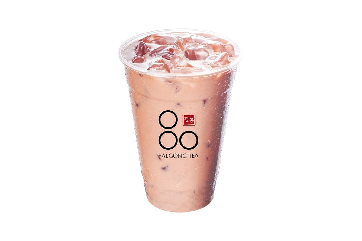 Strawberry Earl Grey Milk Tea (Iced)