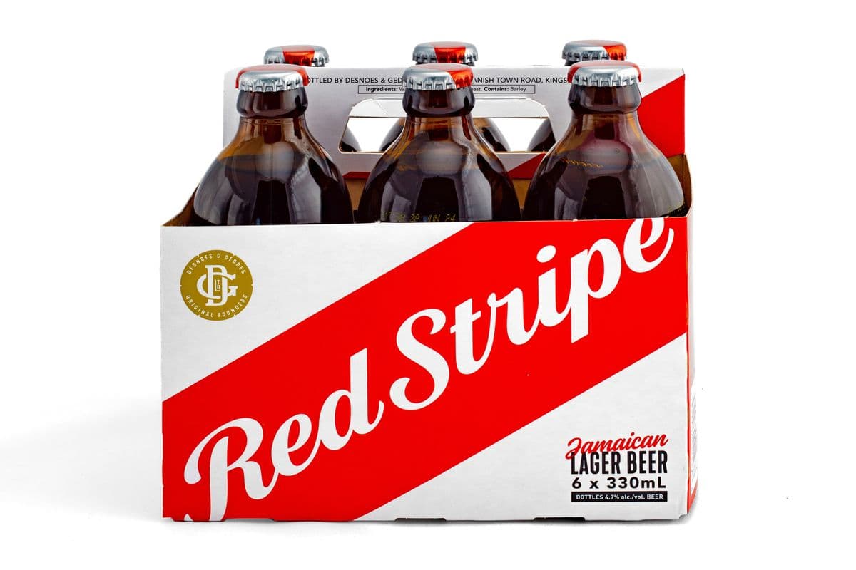 Red Stripe (6 bottles) (1 x 330 ml)