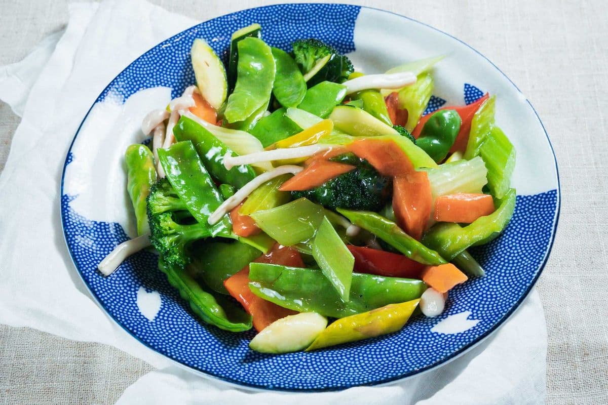 V02. Stir-Fried Garden Fresh Mixed Vegetables