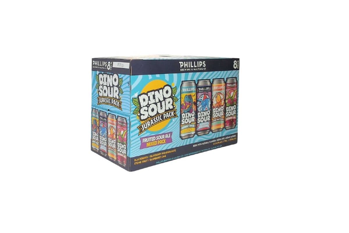143072 - PHILLIPS DINOSOUR JURASSIC PACK (8 x 473ML CANS )