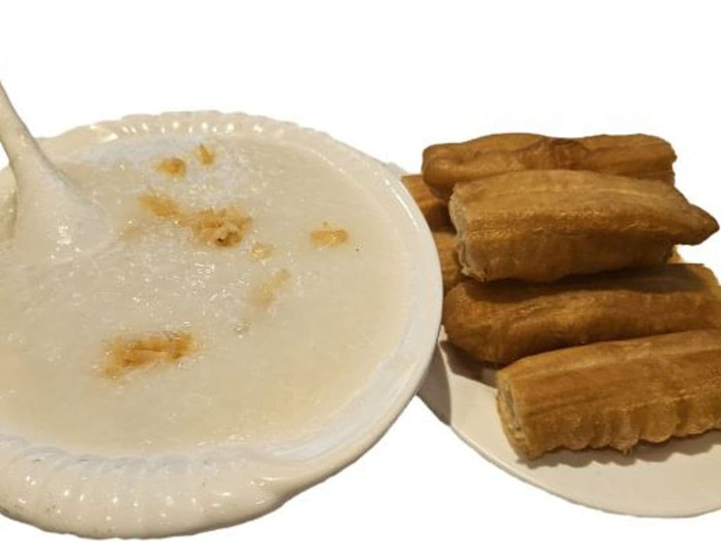 R02 Plain Congee Fried Dough