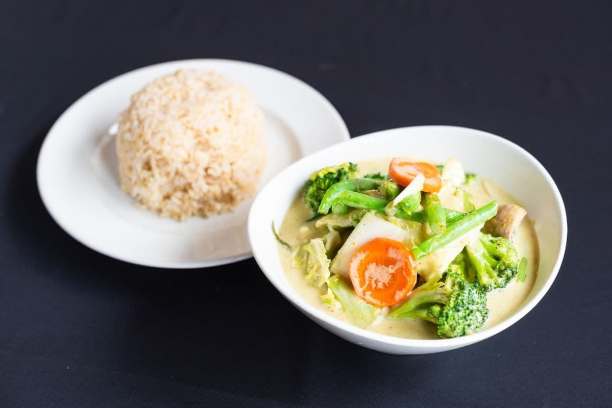 Green Curry Vegetables with Tofu