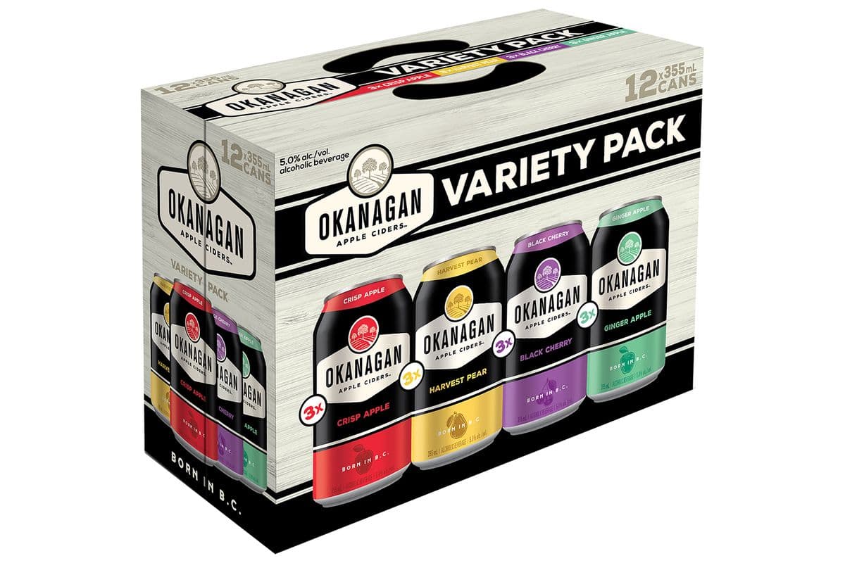 Okanagan Cider Sampler (12 Pack)