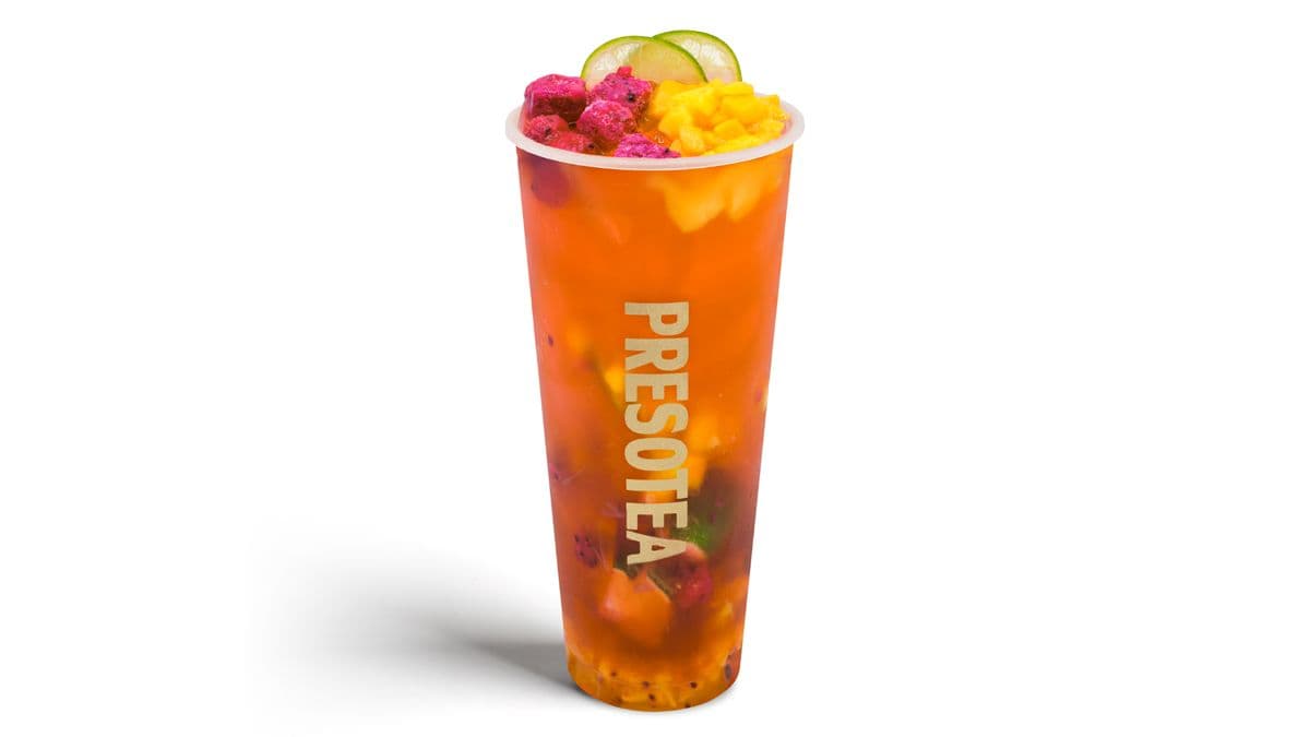 Sunset Lime Crush Tea / Limonade verte aux fruits du dragon et mangue*