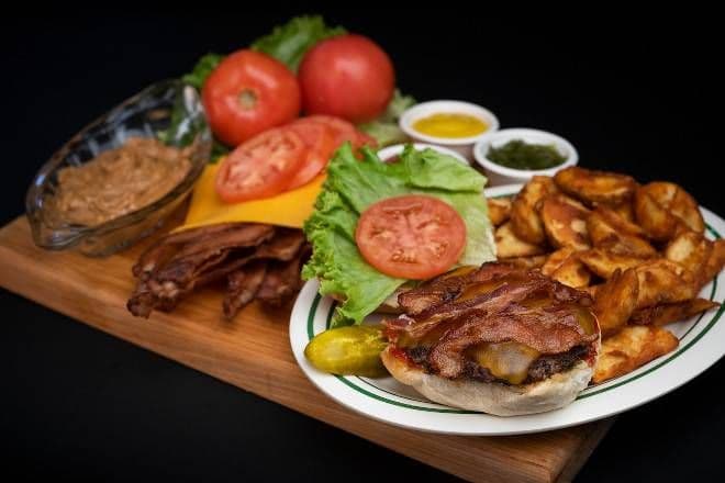 Peanut Butter Burger Platter