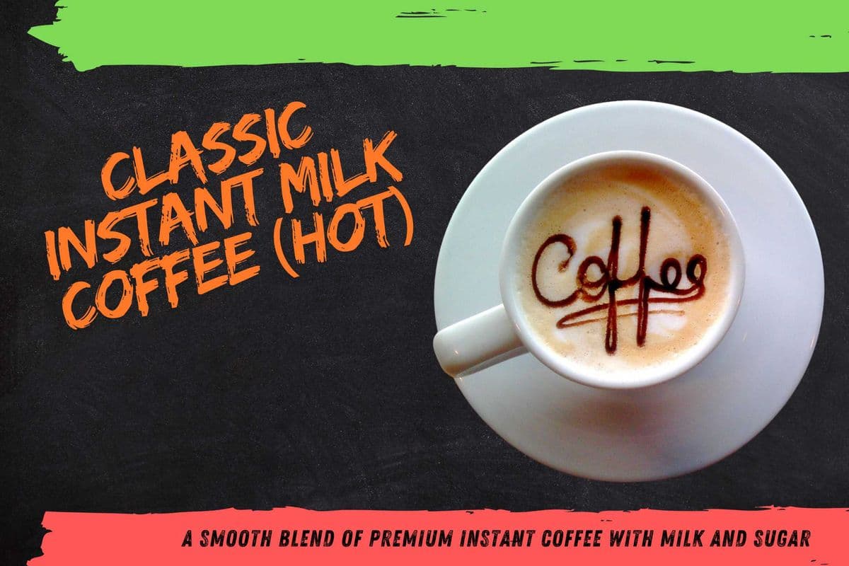 Milk Coffee Hot