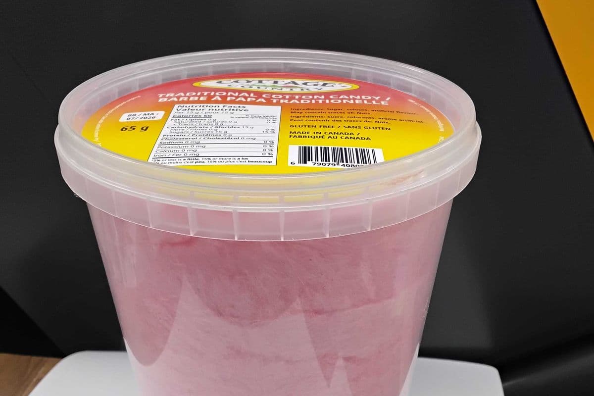 COTTAGE COUNTRY TRADITIONAL COTTON CANDY (65g)