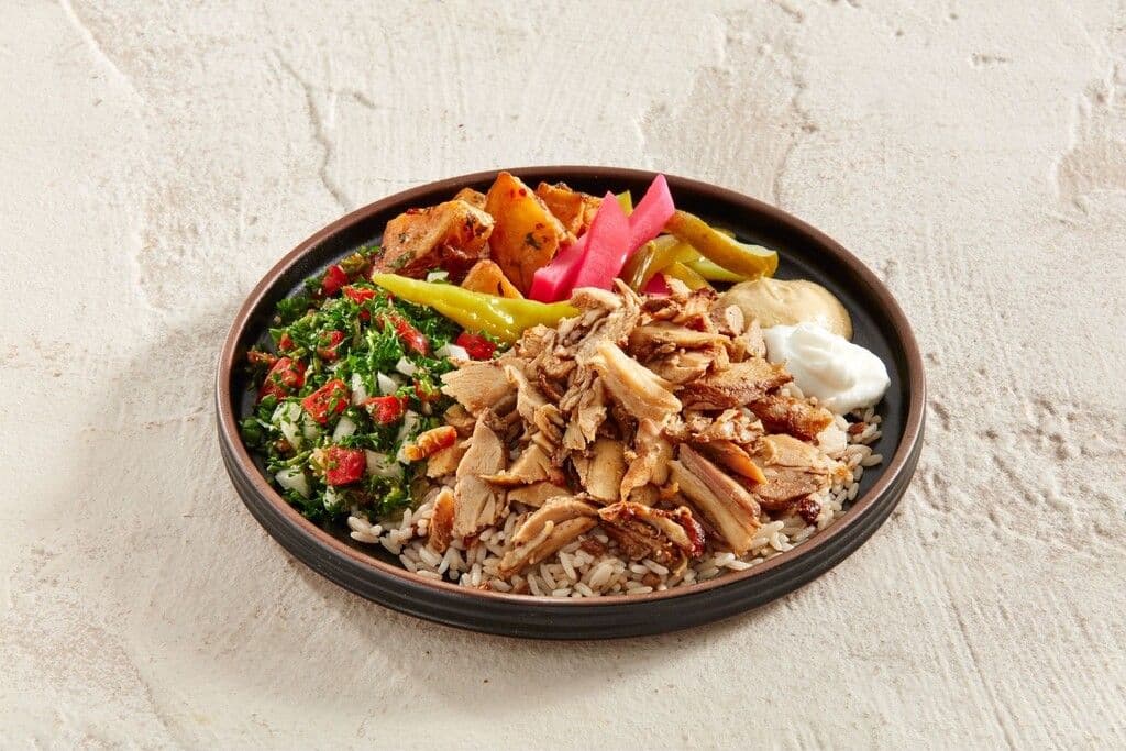 Chicken Shawarma Plate / SHAWARMA AU POULET
