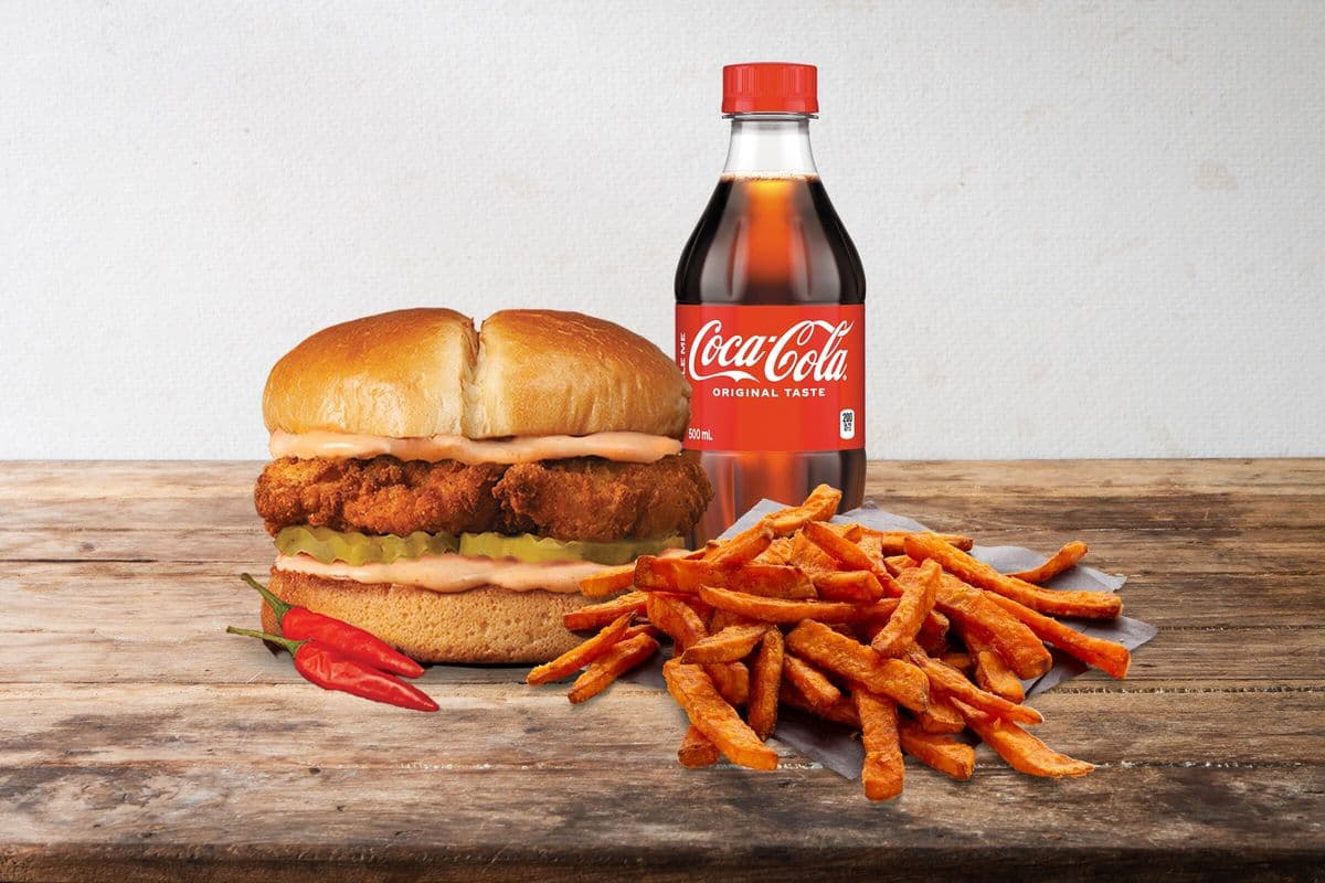 Spicy Plant-Based Chick'n Sandwich