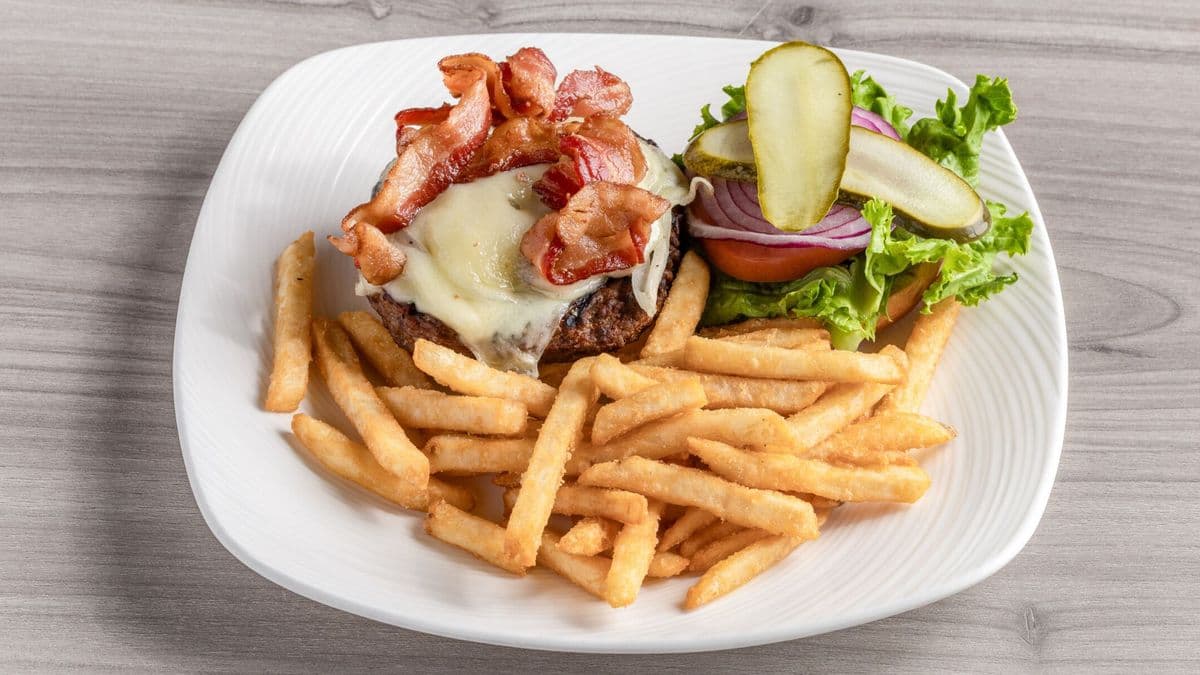 Loaded Swiss Burger